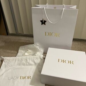 Dior Luxurious White and Gold Set